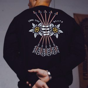 Muerte Falange Crew Neck