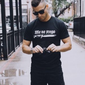 La Lama- (The blade) black shirt.